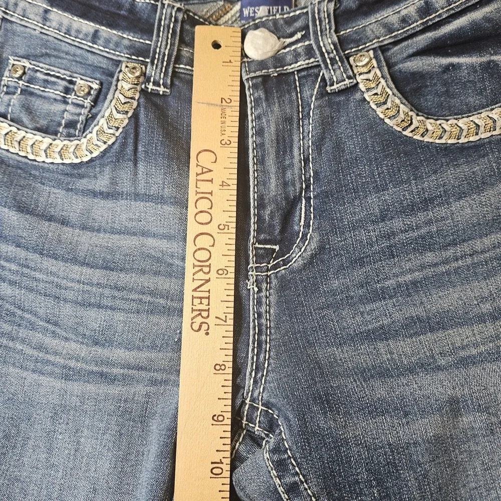 NWT Westfield Eagle Womwns Jeans Bootcut Western Bling‎ Rodeo Embellished Size 5